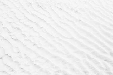 Close up of white sand pattern texture background