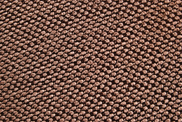 Soft brown velvet furnishing fabric as background
