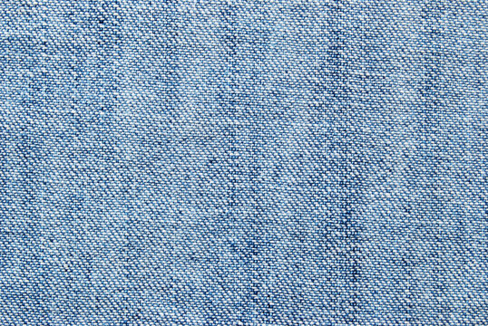 Fabric texture, light blue denim fabric texture as background