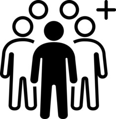 group of people line icon