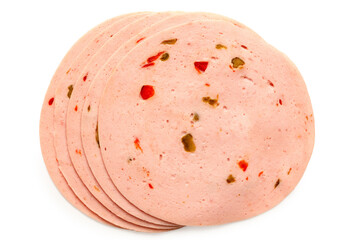 Slices of lyoner ham. © Moving Moment