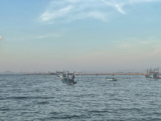 fishing boat in the sea