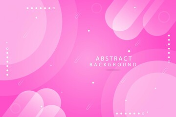 abstract geometric shapes composition background. phink and white gradient geometric shapes background for web banner, flyer, poster, brochure, cover vector eps10