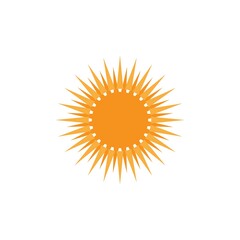 sun illustration logo