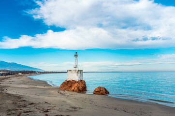 Stomio, the coastal settlement  of the Agia municipality  in the Larissa regional unit.