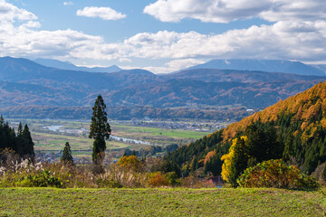 妙高山と千曲川
