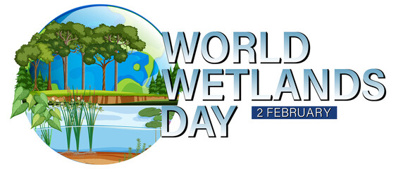 World Wetlands Day logo design