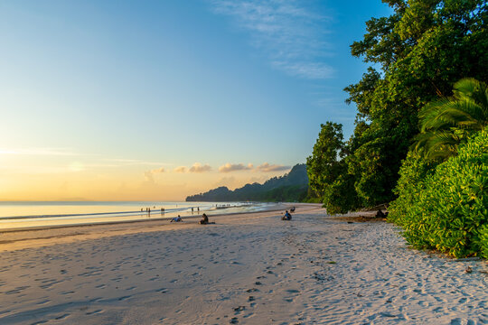 Sunset on the sea, Radhanagar Beach, Havelock Island	