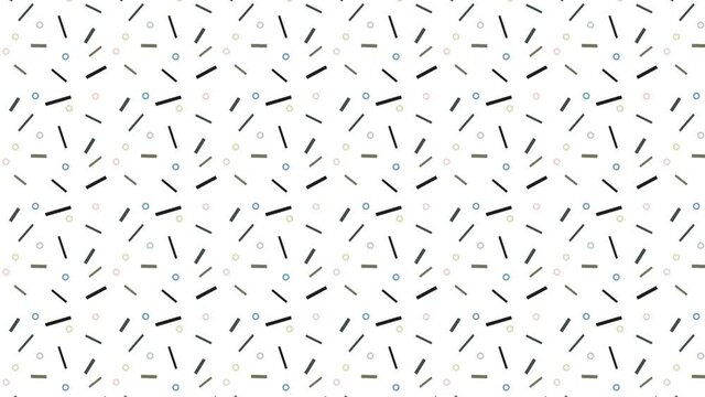 Geometric Texture Line Loop 4K