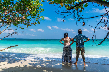 Watching the waves, Kalapathar, Havelock Island, Andaman, India