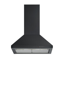 Range hood with clipping path on white background