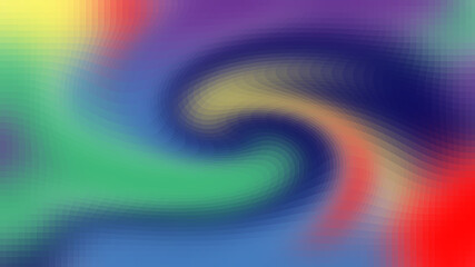 Fototapeta premium A swirling rainbow of colours