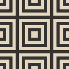 Trendy minimalist seamless pattern with abstract creative geometric composition