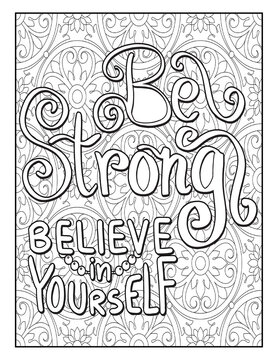 Inspirational quotes coloring pages, Adult coloring pages, Good vibes coloring pages, Adult coloring book, Patterns black and white background.