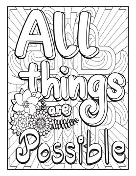 Download Empowering Quote or Bible Verse Coloring Book For Girls! FREE