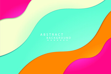 abstract colorful background with wavy design modern wallpaper fashion backdrop beautiful vector eps10