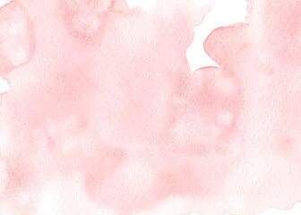 Abstract pink stains watercolor for background