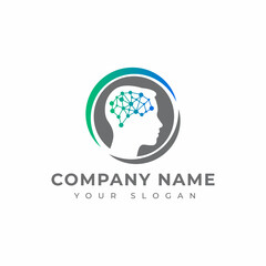 Neurology logo vector design template