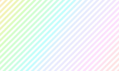 Fototapeta premium Large illustration with diagonal rainbow gradient stripes. Banner with copy space.