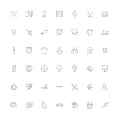 Romance and love concept. Outline sign drawn in flat style. Line icon collection including line icons related to love, romance, amour, dating
