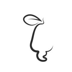 cashew nut vector illustration concept design templatecashew