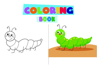CATERPILLAR COLORING BOOK