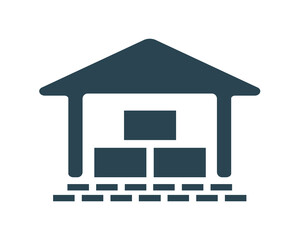 Vector illustration, logo, icon of real estate, houses and buildings. Industry and architecture. Editable. Isolated on a white background.