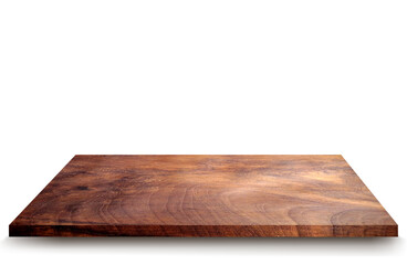 wooden table. Use as a montage for displaying items.Concept in a vintage style, Clipping path