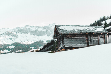 Naklejka premium ski resort