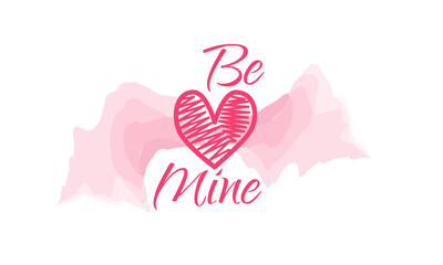 Valentines Day special Card design for print or use as poster, card, flyer or T Shirt