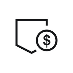 Guarantee financial protect icon design vector illustration