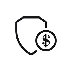Guarantee financial protect icon design vector illustration