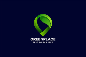 Green Place Logo Gradient