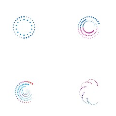 circle logo template vector design