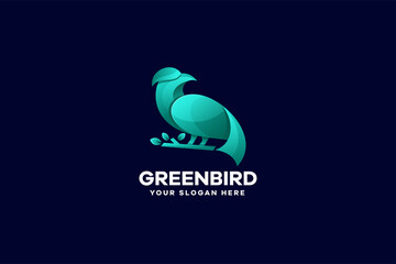 Naklejka premium Bird Vector Illustration Logo