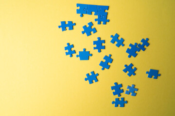 blue puzzles, textures and background