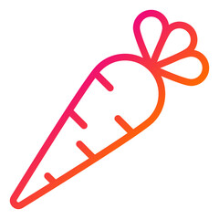 Carrot Vector Icon Design Illustration