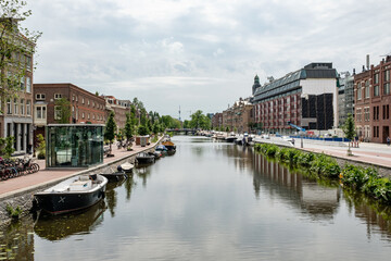 Fototapeta na wymiar Amsterdam City Center Summer