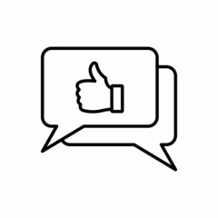 like line icon vector
