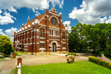 Church of the Sacred Heart built in 1918 in Brisbane, Australia - obrazy, fototapety, plakaty