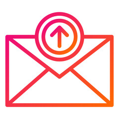 Send mail Vector Icon Design Illustration