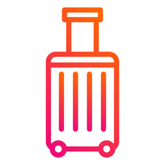 Luggage Vector Icon Design Illustration