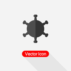 Corona Virus Icon, Covid-19 Icon Vector lllustration Eps10