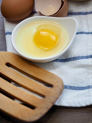 신선한 갈색계란, 음식, 요리재료 