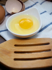 신선한 갈색계란, 음식, 요리재료 