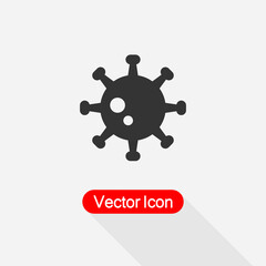 Fototapeta premium Corona Virus Icon, Covid-19 Icon Vector lllustration Eps10