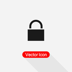 Lock Icon Vector illustration Eps10