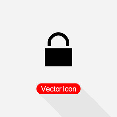 Lock Icon Vector illustration Eps10