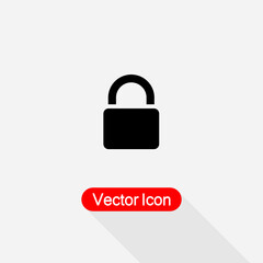 Lock Icon Vector illustration Eps10