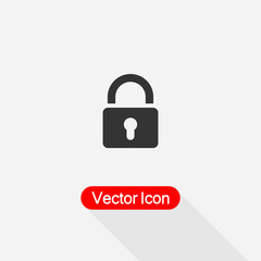 Lock Icon Vector illustration Eps10